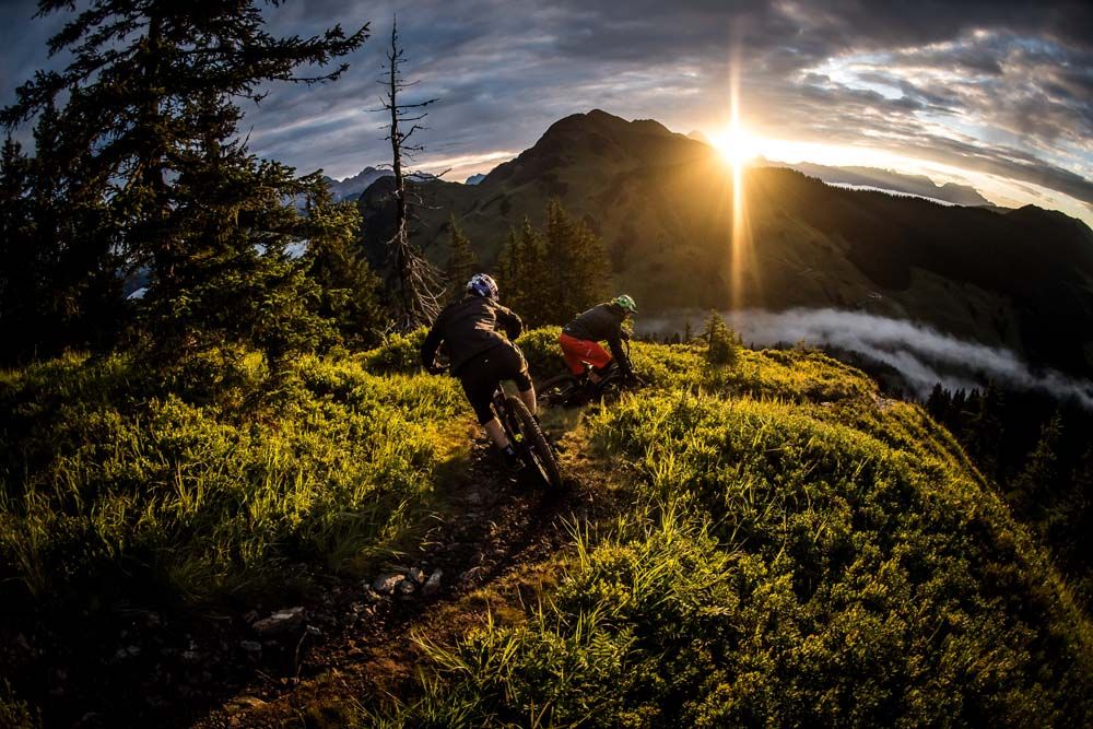 Sommerurlaub Biken Saalbach